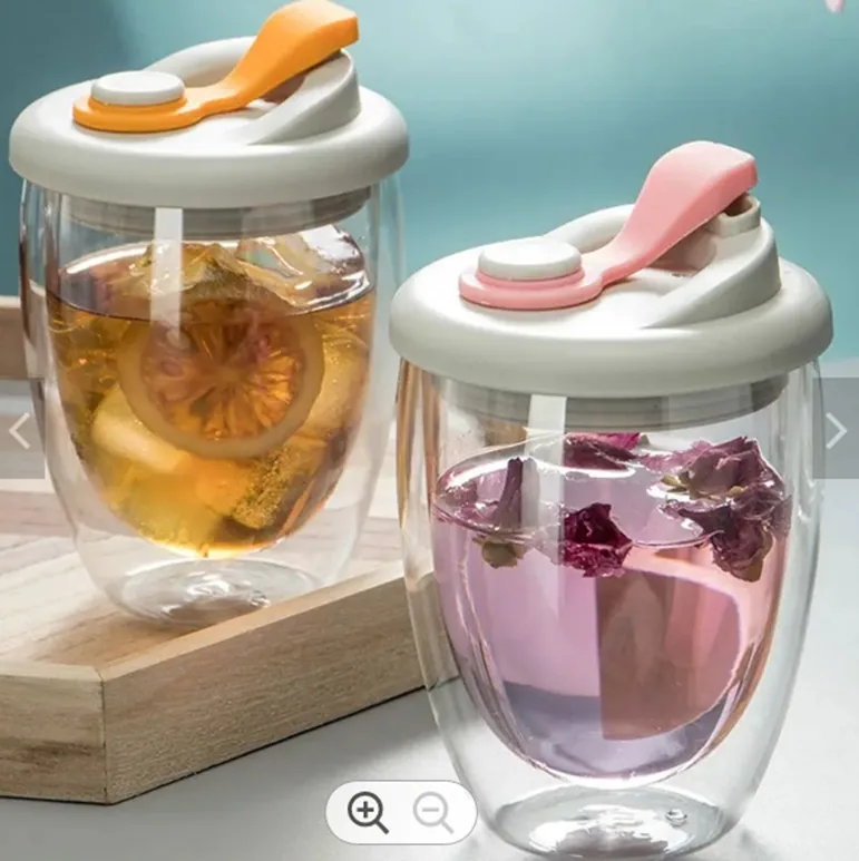 Frosted Glass Cup HB0975