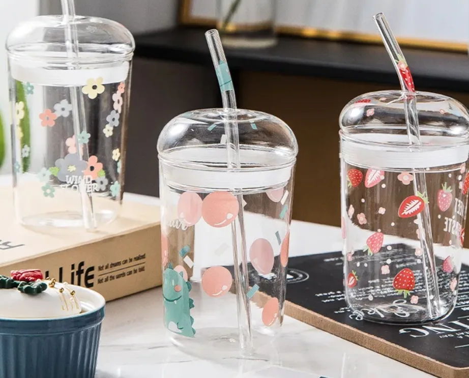 Frosted Glass Cup HB0981