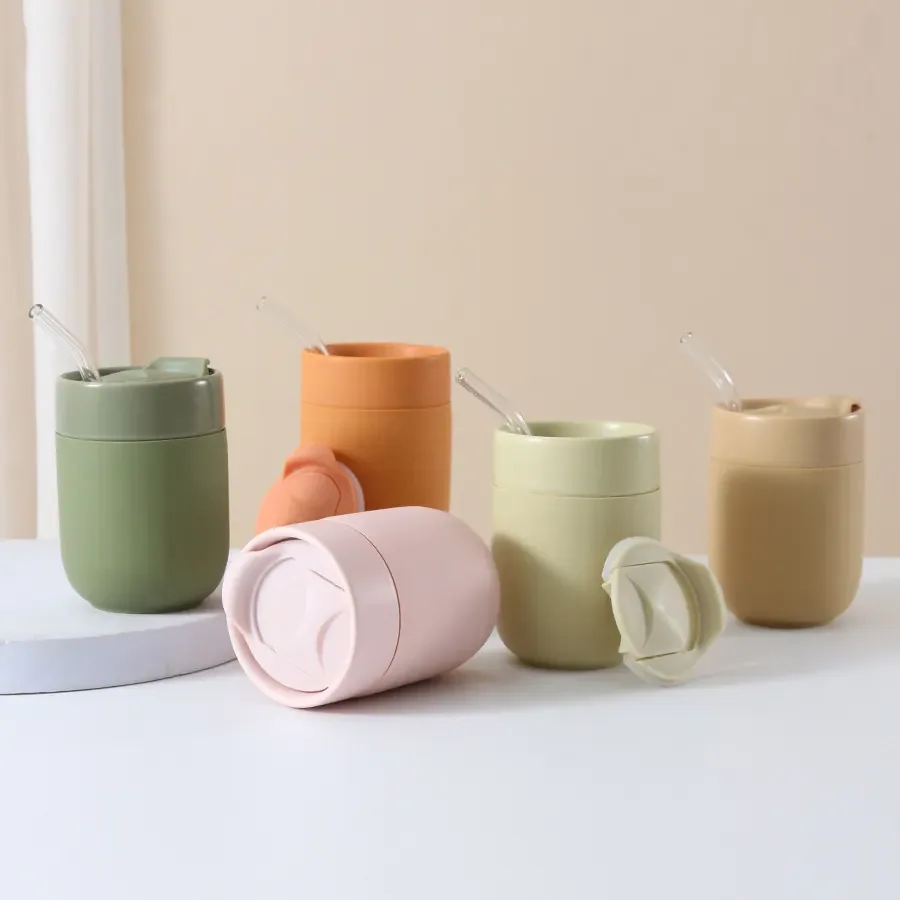 Frosted Glass Cup HB0985