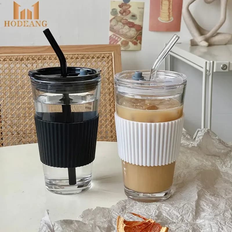 Frosted Glass Cup HB0986